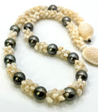 MOVING SALE: 25” TAHITIAN PEARL AND NIIHAU NECKLACE