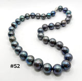 20 INCH BLACK EDISON PEARL NECKLACE (9-16mm)