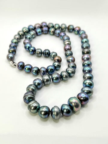 32” VERY LARGE PEARL NECKLACE (12-16mm)