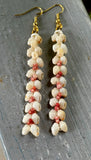 EXTRA LONG NIIHAU HELECONIA EARRINGS
