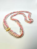 MOVING SALE: 30” VINTAGE WHITE RICE PEARL NECKLACE (3 strand)