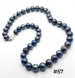 20 INCH BLACK EDISON PEARL NECKLACE (9-16mm)